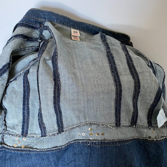 Faded Glory Denim Coat Vintage - Picture 7 of 16